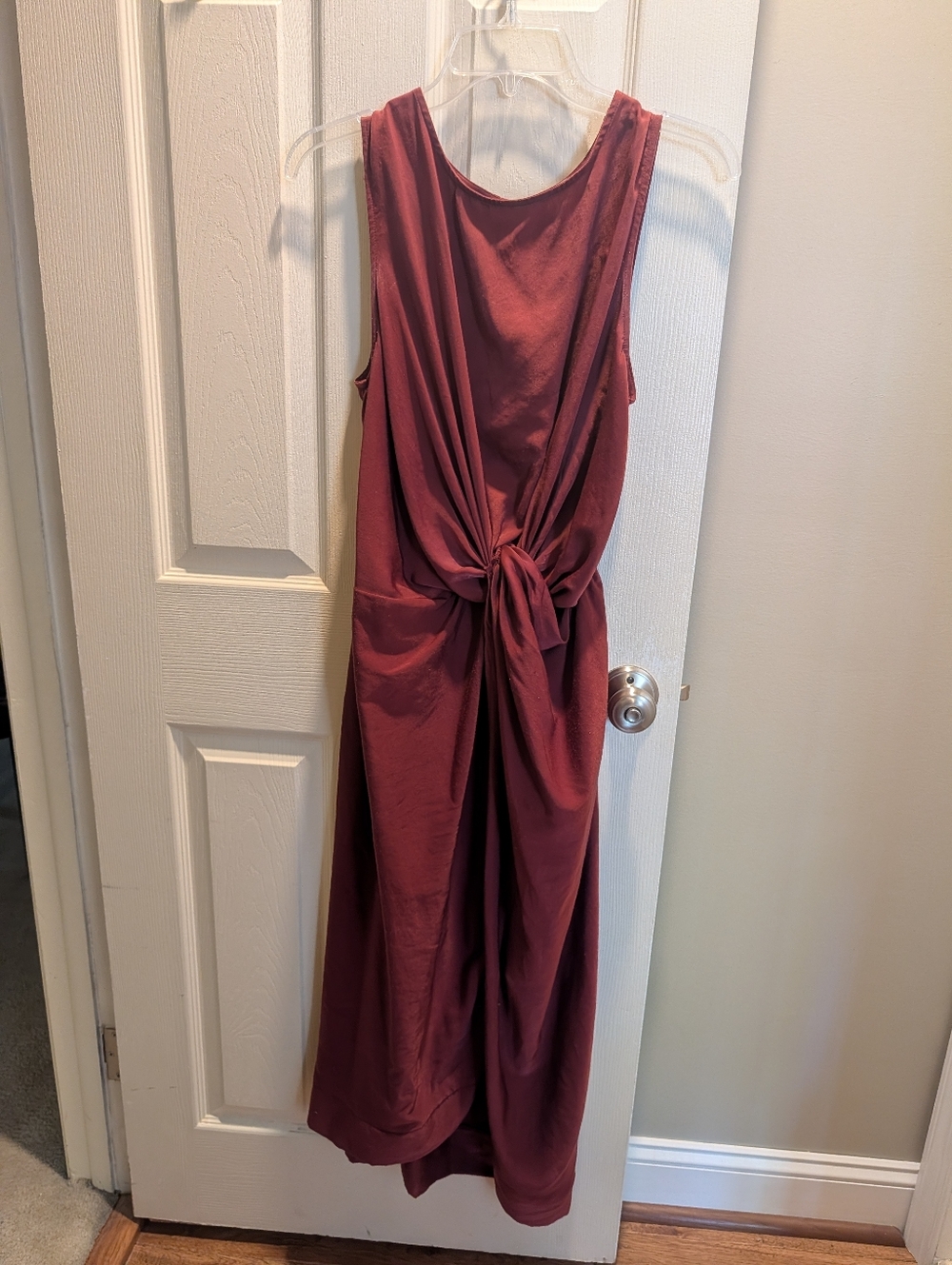 Sleeveless Knot-Front Dress